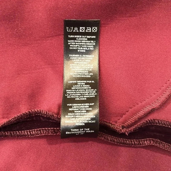 ASOS Velvet Midi Skirt Plum Size 4 - Picture 7 of 8